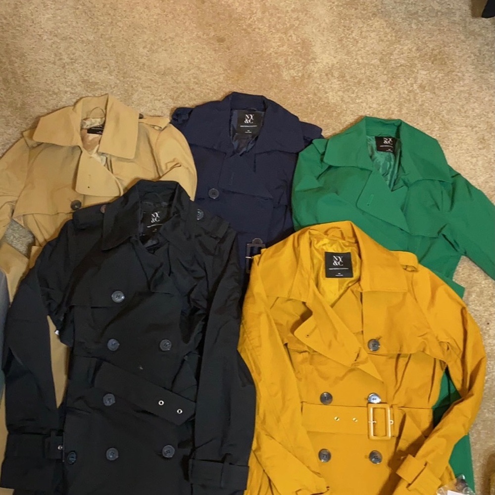 ALL COLORS STILL AVAILABLE! MULTIPLE COLORS AVAILABLE!!! NY&CO TRENCH COATS!!!